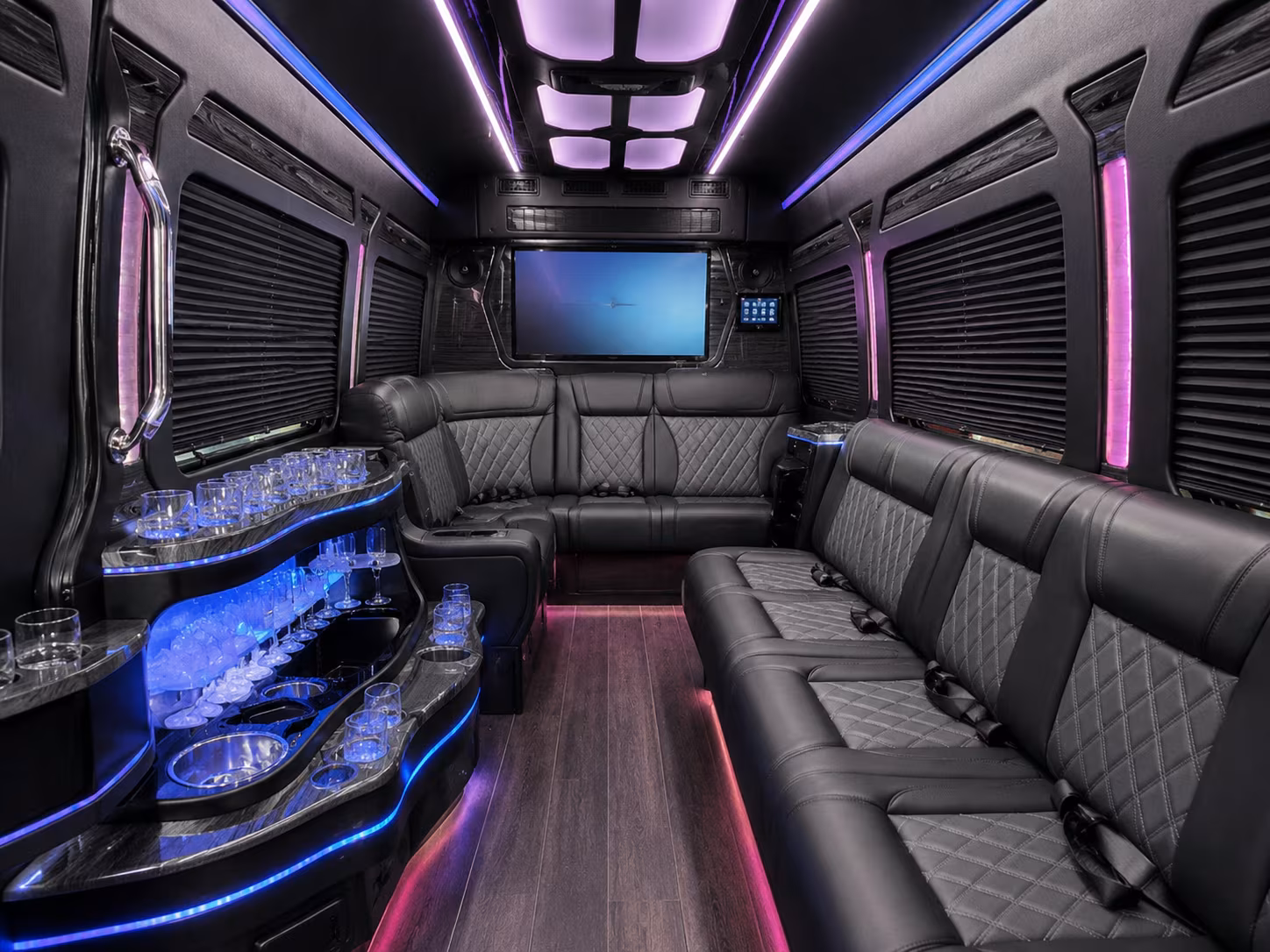 bus rental options for dayton trips