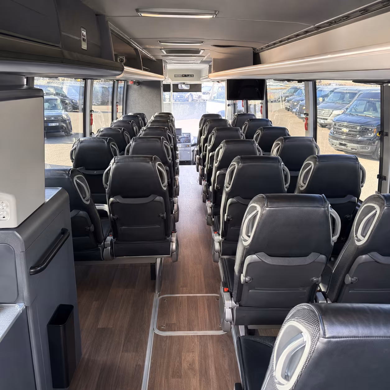 dayton charter bus interior