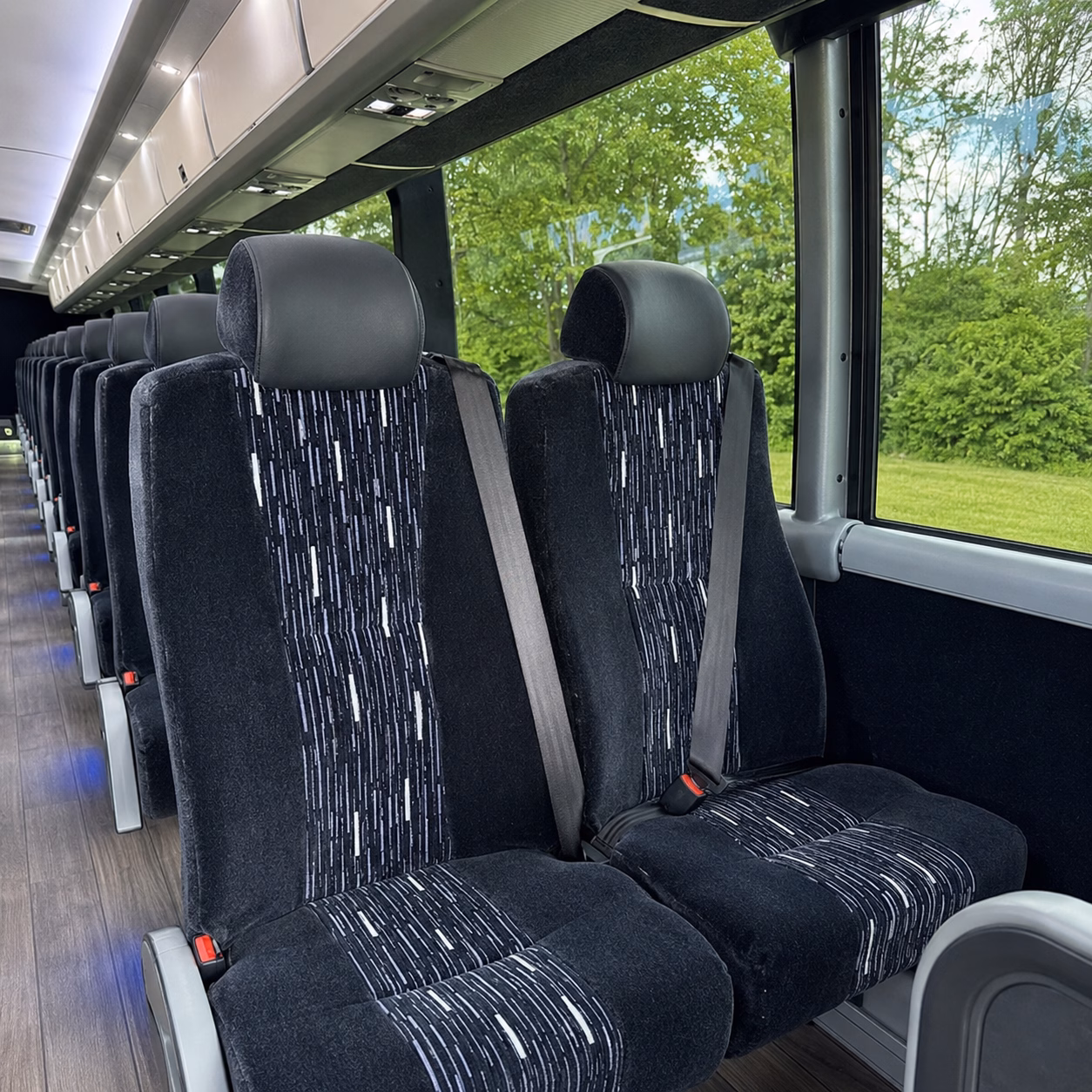 dayton charter bus services inside