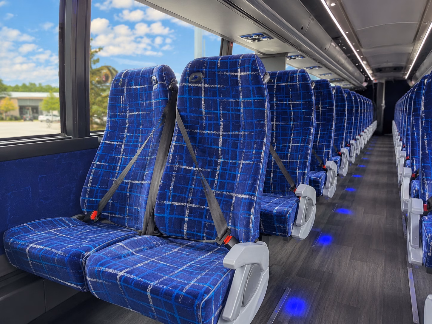 dayton charter bus services interior
