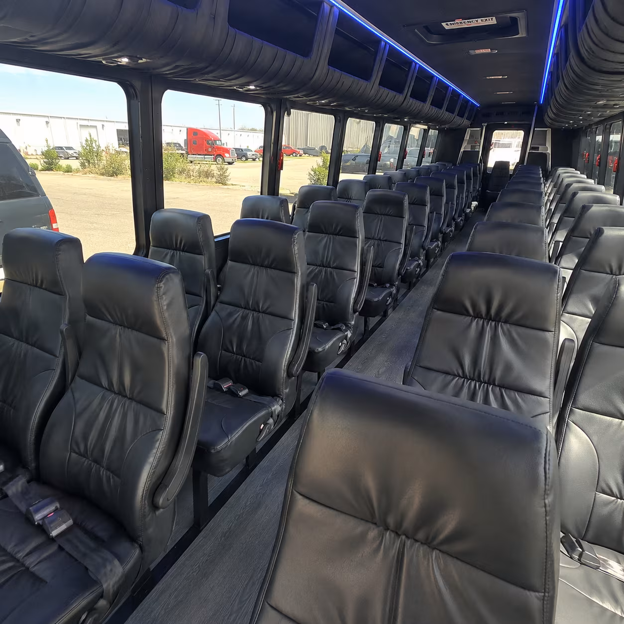 dayton parking shuttle and park and ride bus rentals
